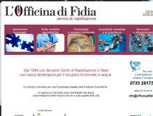 Tablet Screenshot of officinadifidia.it